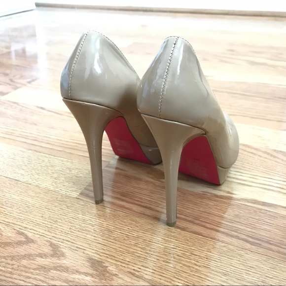 Nude Platform Heels - Picture 2 of 5